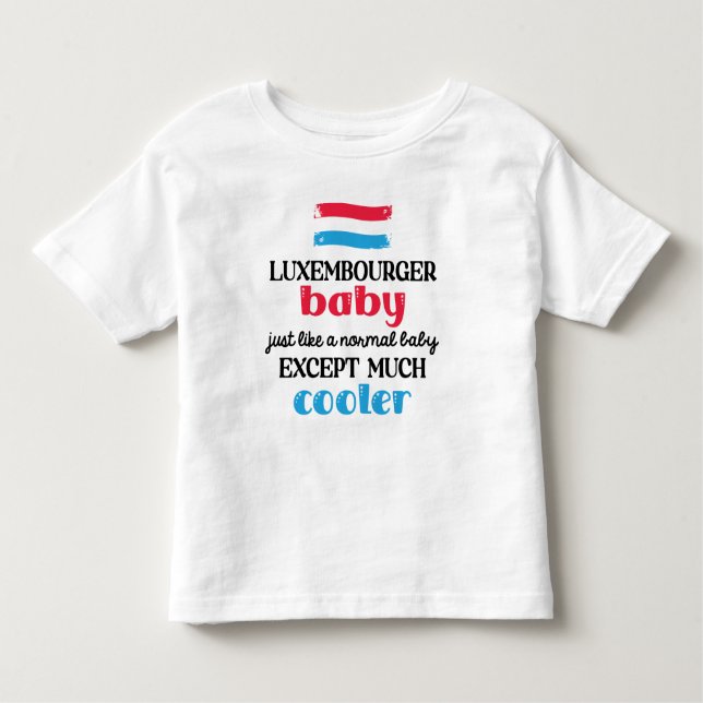 Camiseta Infantil Luxembourger Baby, Muito Mais Fresco (Frente)