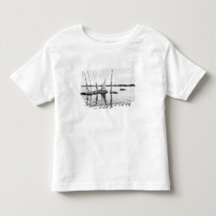 Camiseta Infantil Luxor Egito, Feluças no Nilo