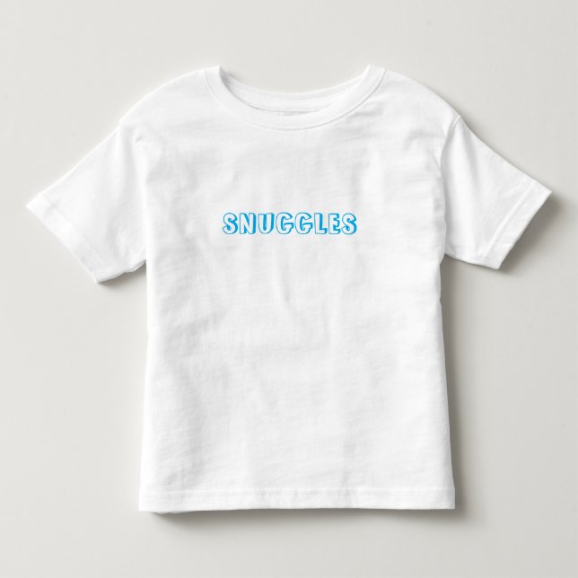 Camiseta Infantil Luz azul clara (Frente)