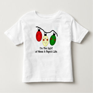 Camiseta Infantil Luz da vida de Nana e Papa