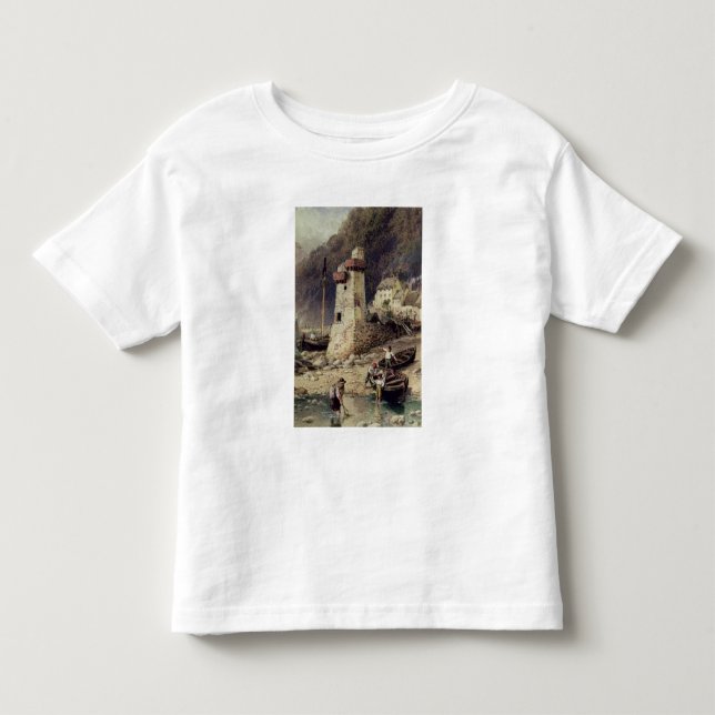 Camiseta Infantil Lynmouth, Devonshire (Frente)