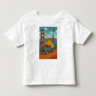 Camiseta Infantil mac e queijo para 4t