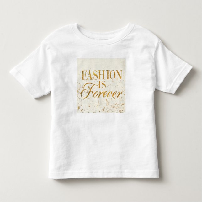 Camiseta Infantil Maçã Selvagem | A Moda É Para Sempre - Citação Ent (Frente)