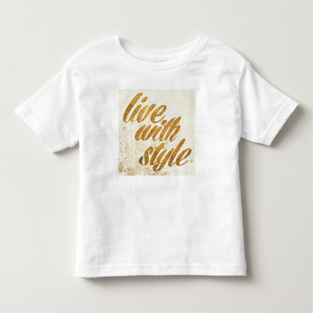 Camiseta Infantil Maçã Selvagem | Live with Style - Girly Cote (Frente)