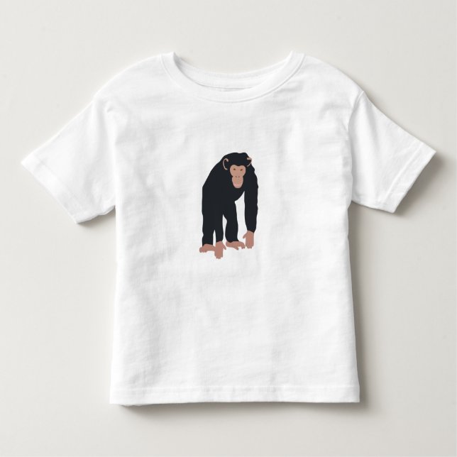 Camiseta Infantil Macaco Chimpanzé (Frente)