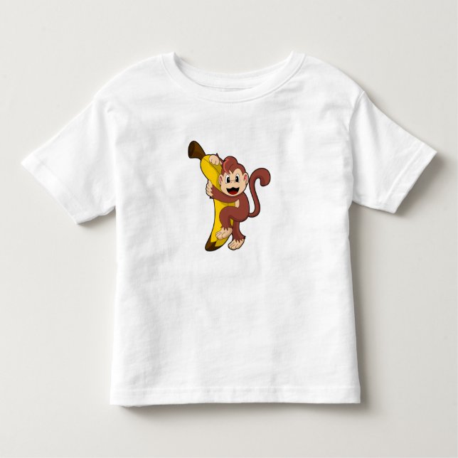 Camiseta Infantil Macaco com Banana (1).PNG (Frente)