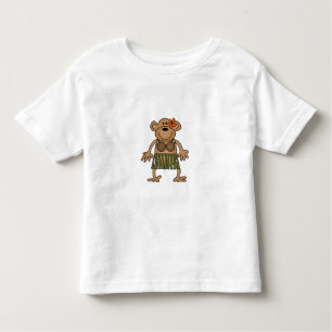 Camiseta Infantil Macaco da dança de Hula