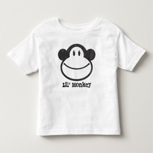 Camiseta Infantil Macaco de Lil (Frente)