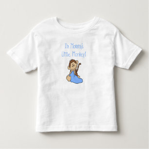 Camiseta Infantil Macaco de Little Boy da mamã