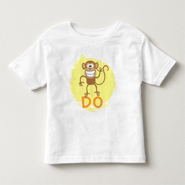 Camiseta Infantil Macaco do (Frente)