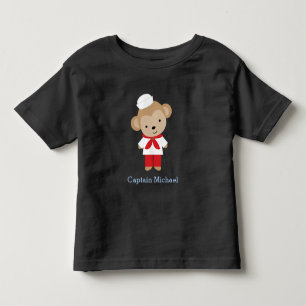 Camiseta Infantil Macaco do marinheiro personalizado