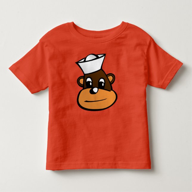 Camiseta Infantil Macaco do velejador (Frente)