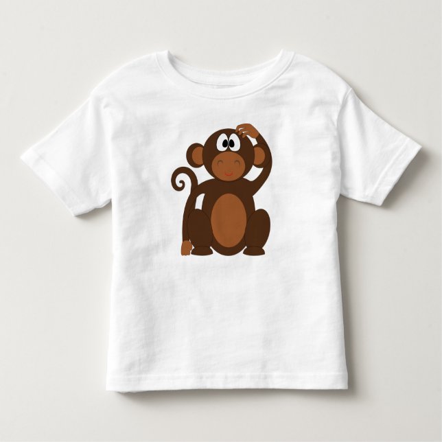 Camiseta Infantil Macaco Funky (Frente)
