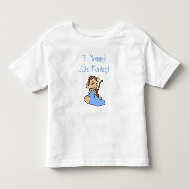 Camiseta Infantil Macaco mamãe (Frente)