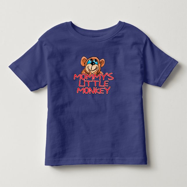 Camiseta Infantil Macaco mamãe (Frente)