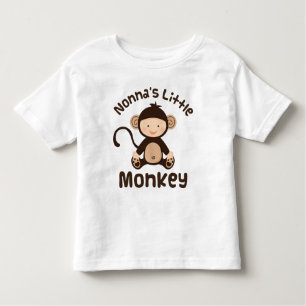Camiseta Infantil Macaco pequeno de Nonnas