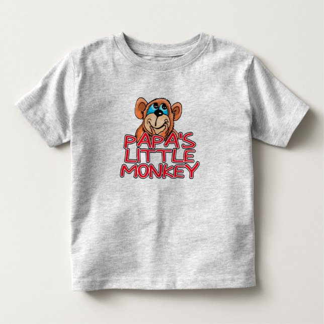Camiseta Infantil Macaco Pequeno do Papa (Frente)