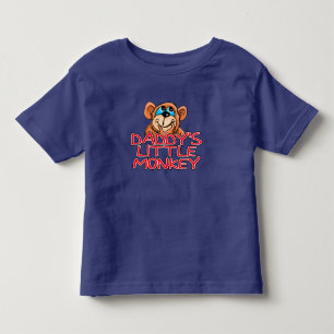 Camiseta Infantil Macaco Pequeno pai