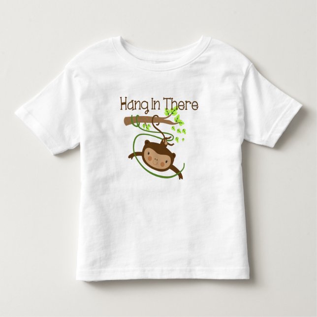 Camiseta Infantil Macaco preso lá (Frente)