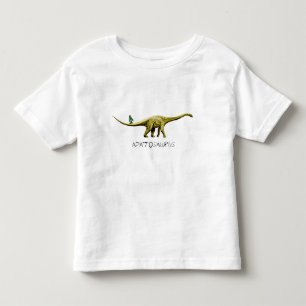 Camiseta Infantil Macaco verde do Apatosaurus & da uva