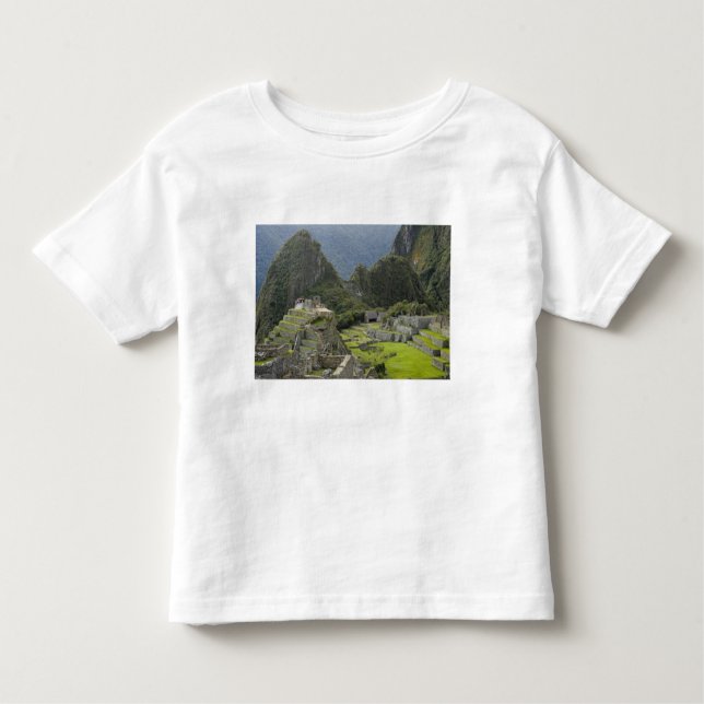 Camiseta Infantil Machu Picchu, ruínas da cidade inca, Peru. 2 (Frente)