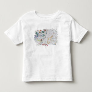 Camiseta Infantil Madagascar e litoral africano do leste