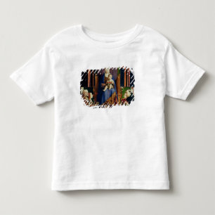 Camiseta Infantil Madonna com santo Nicholas de Bari