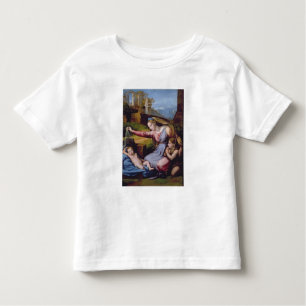 Camiseta Infantil Madonna do Diadem azul ou Madonna de t