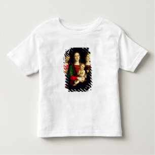 Camiseta Infantil Madonna e a criança com St John o baptista