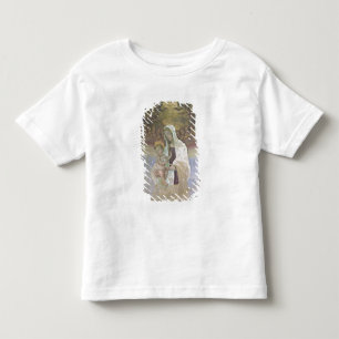 Camiseta Infantil Madonna e a criança, um detalhe do tabernacl