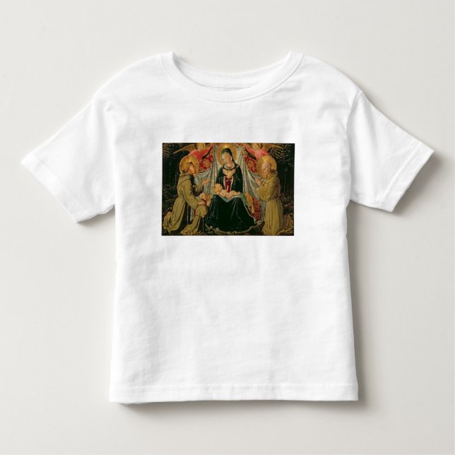 Camiseta Infantil Madonna e criança 2 (Frente)