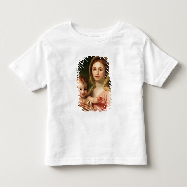 Camiseta Infantil Madonna e criança com dois anjos, 1770-73 (Frente)