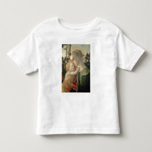 Camiseta Infantil Madonna e criança com St John o baptista, detai