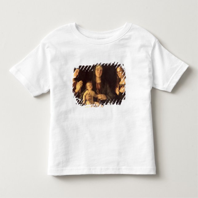 Camiseta Infantil Madonna e criança com St Mary Magdalene e St. (Frente)