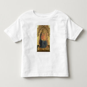 Camiseta Infantil Madonna e criança, painel central de um triptych
