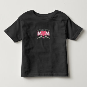 Camiseta Infantil Madre Art I Love My Mãe