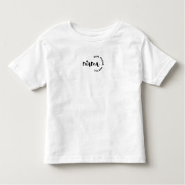 Camiseta Infantil Mãe, Amigo Mentor Toddler Fine Jersey T-Shir