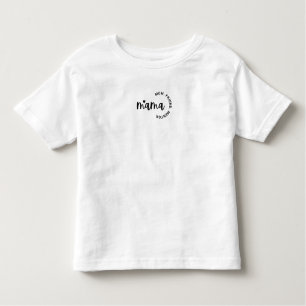 Camiseta Infantil Mãe, Amigo Mentor Toddler Fine Jersey T-Shir