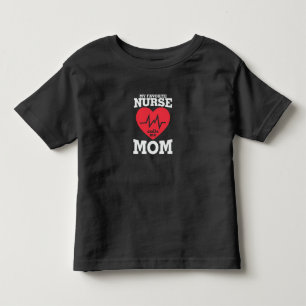 Camiseta Infantil Mãe Arte Minha Enfermeira Favorita Me Chama Mãe