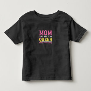 Camiseta Infantil Mãe De Arte Mãe Você É A Rainha