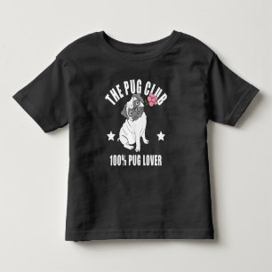 Camiseta Infantil Mãe de Pug Engraçada Amante de Cachorro Fofo Desen
