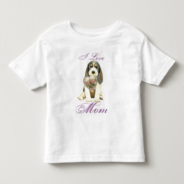 Camiseta Infantil Mãe do Coração PBGV (Frente)