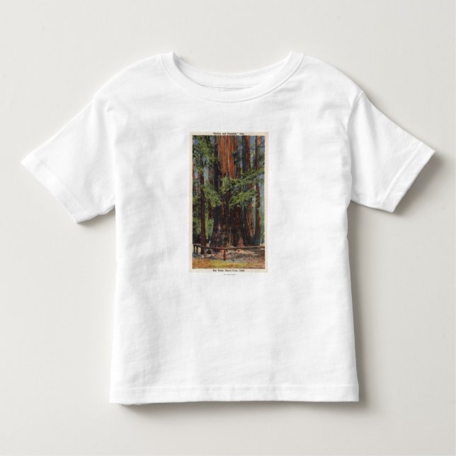 Camiseta Infantil "Mãe" & "filha" no parque grande das árvores (Frente)