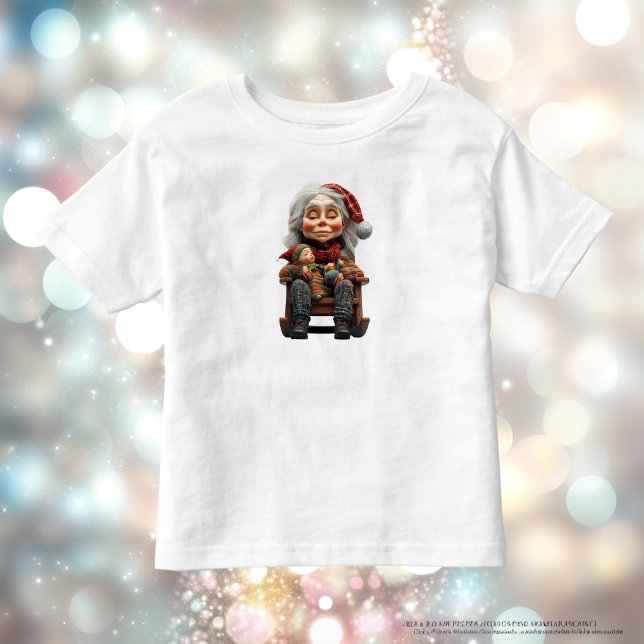 Camiseta Infantil Mãe Natal II Tee de Toddler (Criador carregado)