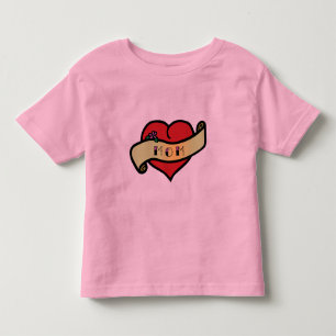 Camiseta Infantil Mãe Tattoo Heart
