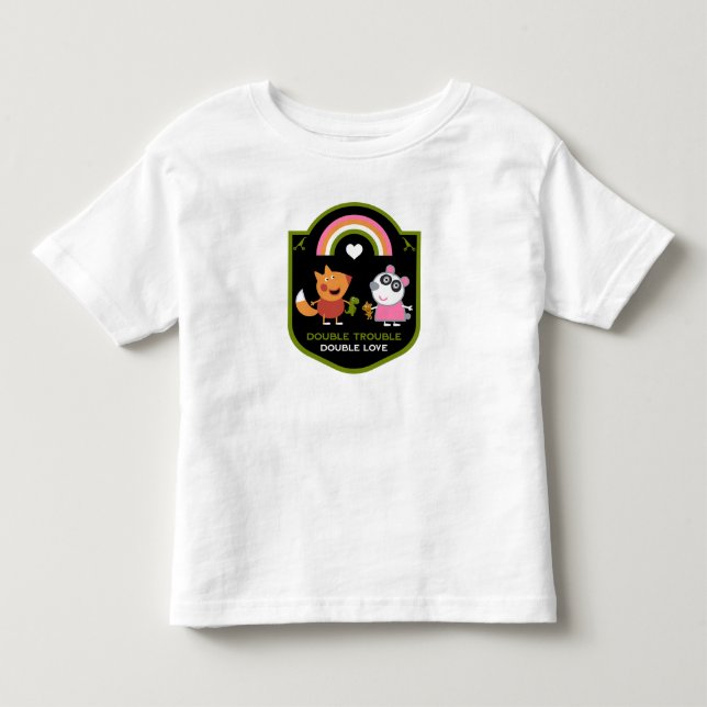 Camiseta Infantil Mães de Gêmeos Fraternos (Frente)