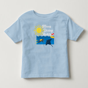 Camiseta Infantil Mães Diving Buddy Design - Toddler Fine Jersey T-S