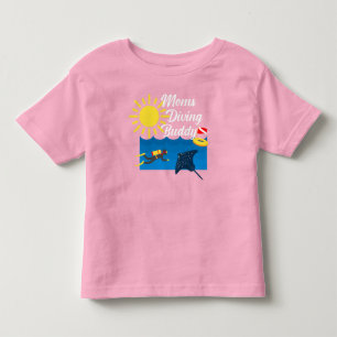 Camiseta Infantil Mães Diving Buddy Design - Toddler Fine Jersey T-S