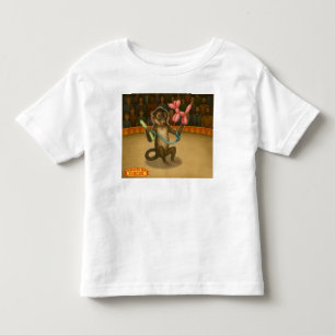 Camiseta Infantil Mágica do macaco de balão do Spike