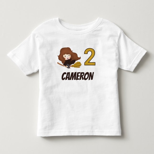 Camiseta Infantil Mágico Aniversário de HARRY POTTER™ e Hogwarts (Frente)